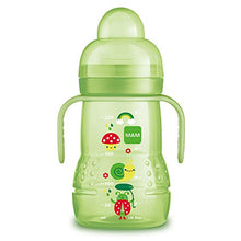 Carica l&#39;immagine nel visualizzatore di Gallery, MAM Babyartikel, Biberon/tazza antigoccia, verde, Verde (grün) - Ilgrandebazar
