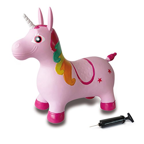 Jamara- Unicorno Animale Cavalcabile, Multicolore, 460316 - Ilgrandebazar