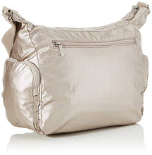 Carica l&#39;immagine nel visualizzatore di Gallery, Kipling Gabbie, Borsa a Spalla Donna, Marina, 35.5 x Argento (Metallic Glow)