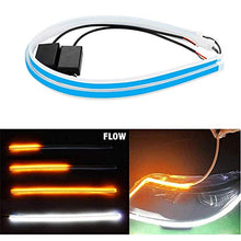 Carica l'immagine nel visualizzatore di Gallery, AMAZENAR 30CM 11.8"Tubo LED Bianco/Ambra Flessibile Barra Scorrevole