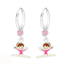 Carica l'immagine nel visualizzatore di Gallery, Tata Gisele© orecchini da bambino in argento 925/000 e cristallo Swarovski©... - Ilgrandebazar