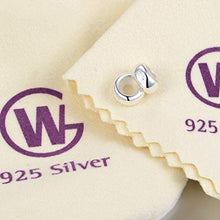 Carica l&#39;immagine nel visualizzatore di Gallery, GW Distanziatore Gomma Stopper Charms Bead in Argento Sterling 925 2 Pezzi... - Ilgrandebazar