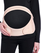 Carica l'immagine nel visualizzatore di Gallery, Sancomo Fascia Gravidanza Sostegno Addominale Traspirante Elastica, Cintura Maternità Regolabile (XXL)