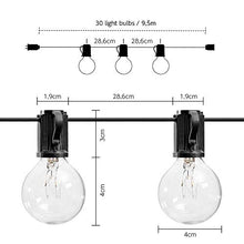 Carica l&#39;immagine nel visualizzatore di Gallery, Catena Luminosa Esterno LOFTer Stringa Luci da Giardino con 30 30 Lampadine