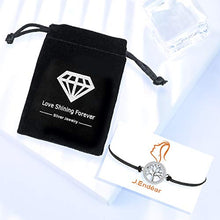 Carica l&#39;immagine nel visualizzatore di Gallery, J.Endéar Albero Della vita Braccialetti Donna, Vero Argento 925 Bracciale... - Ilgrandebazar