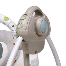 Carica l&#39;immagine nel visualizzatore di Gallery, VASTFAFA Buttafuori neonato altalena elettrica, cachi sedia a dondolo marrone