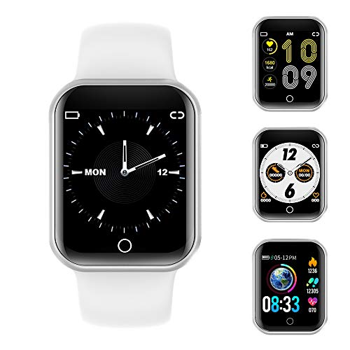 Vicsainteck Smartwatch, 1.4 'Grande Fitness Tracker Orologio bianco
