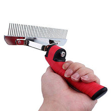 Carica l&#39;immagine nel visualizzatore di Gallery, ASOCEA Pet Dog Grooming extra-large rastrello pettine Deshedding Tool beauty...