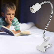 Carica l&#39;immagine nel visualizzatore di Gallery, Bonlux Portalampada a E27 con Morsetto e Spina CA Standard Bianco + Argento - Ilgrandebazar