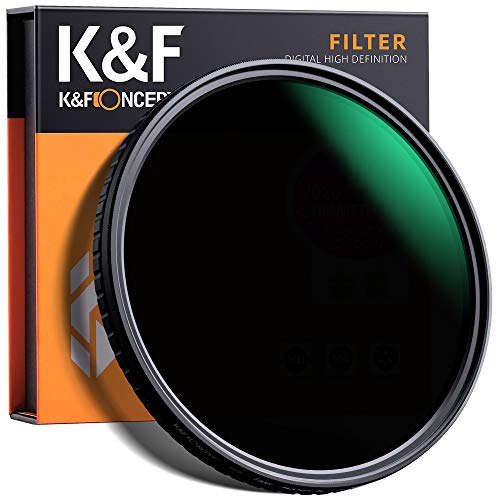 Filtro ND da 82 mm K&F Concept, Densit¨¤ Neutra Regolabile, 82mm