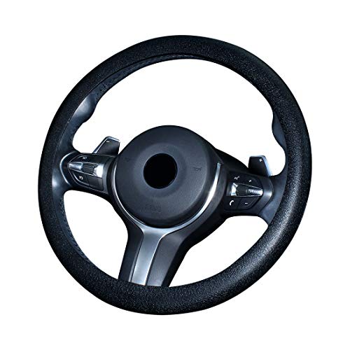 Kuke Coprivolante, Coprivolanti per auto in Silicone 34-40cm (Nero) Nero - Ilgrandebazar