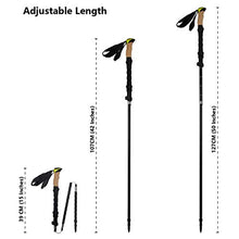 Carica l&#39;immagine nel visualizzatore di Gallery, Bastoncini da Trekking, Pieghevoli Regolabili Bastoni Telescopico...