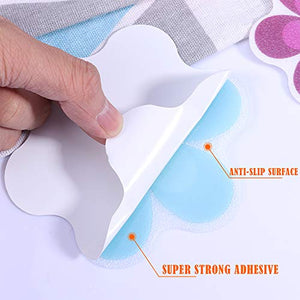 Dylan-EU, 13 adesivi antiscivolo per doccia, con cucchiaio di plastica,...