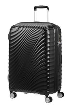 Carica l&#39;immagine nel visualizzatore di Gallery, American Tourister Jetglam - M (67 cm - 77.5 L), Nero (Metallic Black)