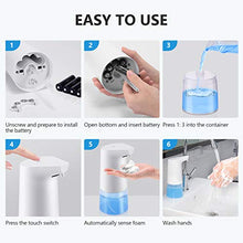Carica l'immagine nel visualizzatore di Gallery, Tesoky Dispenser Sapone Automatico 350ml/12oz, Gel Disinfettante...