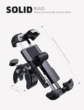 Carica l'immagine nel visualizzatore di Gallery, Supporto Telefono Bicicletta, Lamicall Supporto Telefono Moto - 2022 Universale Manubrio Supporto Cellulare per iPhone 14 Pro Max, 13 12 11 Pro Max, Mini Xs X 8 7, Samsung S10 S9, 4.7-6.8" Smartphones