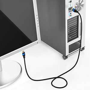 deleyCON 10m Cavo HDMI Compatibile con 2.0a/b/1.4a - 4K 10 metri, Nero
