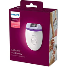 Carica l&#39;immagine nel visualizzatore di Gallery, Philips BRE225/00 Satinelle Essential Epilatore Elettrico Compatto,...