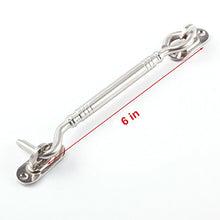 Carica l&#39;immagine nel visualizzatore di Gallery, byou Gancio e Occhio,Gancio Finestra Acciaio Inox Multiuso per 2pack 6inch - Ilgrandebazar