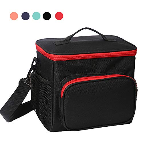 Esonmus Borsa Termica Pranzo, Borse Frigo Piccola Cibo Alimentazione Rosso