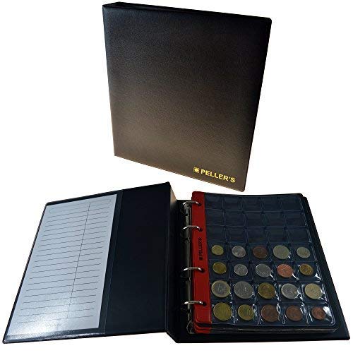 PELLER'S AM350B Album per la Collezione, 350 Monete Piccole Fino a 23mm,... - Ilgrandebazar