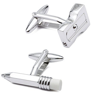 Hawson divertente fumetto interessante gemelli per camicia uomo Silver - Ilgrandebazar