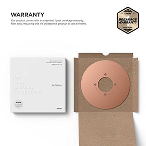 Elago Placca di Copertura a Muro Wall Plate Cover Compatibile con Nest Bronzo - Ilgrandebazar