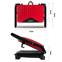 Carica l&#39;immagine nel visualizzatore di Gallery, OZAVO Panini Maker/Griglia, Tostiera,Pressa a sandwich, Griglia elettrica,... - Ilgrandebazar