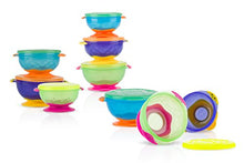 Carica l&#39;immagine nel visualizzatore di Gallery, Nuby - Ciotola impilabile con coperchio e ventosa, confezione da 3,... - Ilgrandebazar