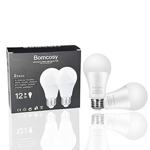 Lampadine con Sensore Crepuscolare E27 Lampadina LED 12W, Bianco Freddo 6000k