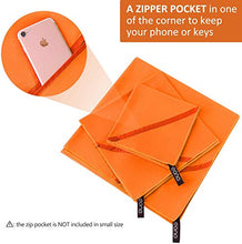 Carica l&#39;immagine nel visualizzatore di Gallery, Eono by Amazon - Asciugamano in Microfibra, M - 100cm x 50 cm, Arancione