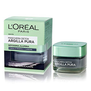 L'Oréal Paris Trattamenti Maschera per il Viso Argilla Pura Detox con...