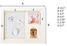 Carica l'immagine nel visualizzatore di Gallery, BraceTek Cornice Bambini Impronte Argilla, Kit Neonato per dei... - Ilgrandebazar