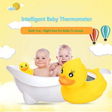 Carica l&#39;immagine nel visualizzatore di Gallery, Termometro da bagno per bambini, termometro digitale Anatra gialla - Ilgrandebazar