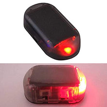 Carica l'immagine nel visualizzatore di Gallery, Solar Power simulato allarme per auto, LED antifurto luci di segnalazione, lampeggiante lampada di sicurezza, Nuovo Allarme Auto Luce LED, Allarme Furto Flash Lampeggiante, Luce Rossa