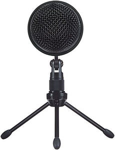 AmazonBasics - Mini microfono a condensatore da scrivania, Nero - Ilgrandebazar