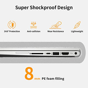 Inateck Custodia PC 14-14,1 Pollici Compatibile con MacBook 14 Pollici, Nero