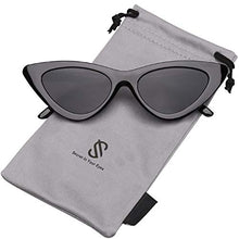Carica l&#39;immagine nel visualizzatore di Gallery, SOJOS Occhiali di Protezione da Sole C2 Nero Telaio/Grigio Lente - Ilgrandebazar