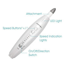Carica l&#39;immagine nel visualizzatore di Gallery, BEAUTURAL Manicure e Pedicure Elettrico Professionale Kit, Potente Fresa per...
