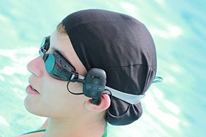 【2020 NUOVA VERSIONE】 HIFI MP3 Subacqueo Nuoto per e Corsa, Cuffie Nero