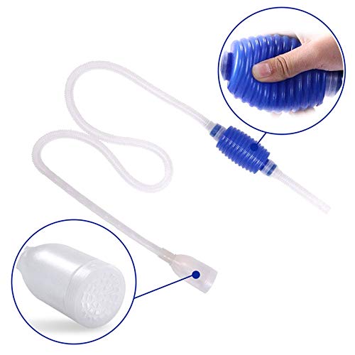 Sifone aspirarifiuti per pulizia acquario - Pompa manuale aspirare e...
