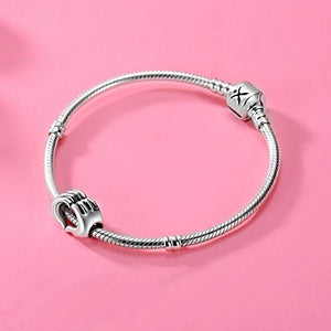 CHANGEABLE Charms Bead da Donna Argento Sterling 925 Cuore Amorevole - Ilgrandebazar