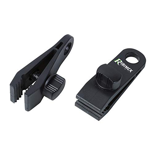 Ribiland PRBOVX4 Set di 4 Occhielli a Pinza, Nero