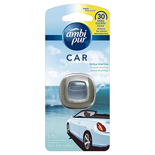 Ambi Pur Car Fragranza Brezza Marina Deodorante Per Auto Con Clip, Per...