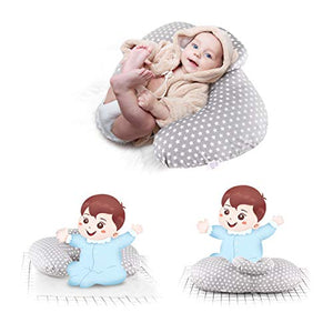 Cuscino allattamento Neonato da 22inch, Grey--Star - Ilgrandebazar