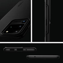Carica l'immagine nel visualizzatore di Gallery, Spigen Cover Samsung Galaxy S20 Ultra Thin Fit Compatibile con Samsung Galaxy S20 Ultra Cover Custodia [5G] - Nero