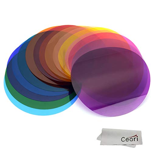 Godox V11C - Set di gel colorati per uso con piastra diffusore AK-R16 per...