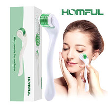 Carica l&#39;immagine nel visualizzatore di Gallery, Homful Titanio Micro-ago Derma Roller 0.5mm 540-aghi Trattamento verde - Ilgrandebazar