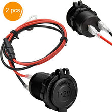 Carica l&#39;immagine nel visualizzatore di Gallery, 2pcs Presa Accendisigari Auto,JTENG 12V / 2PCS femminile