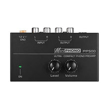 Carica l&#39;immagine nel visualizzatore di Gallery, Muslady Phono Preamplificatore Ultra-compatta con Controlli di Livello e...